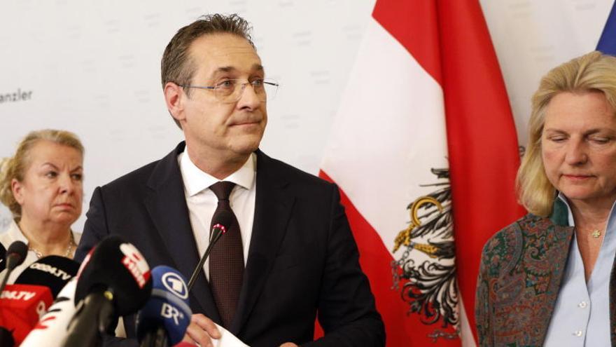 El vicecanciller austriaco Heinz-Christian Strache.