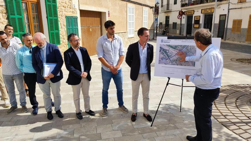 El puente de la variante de Sant Llorenç pasa de cinco a diez bocanas y amplía la zona de pacificación