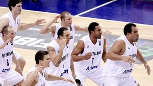 Els jugadors de la selecció de Nova Zelanda realitzen la dansa tradicional ’haka’ al començament del partit davant França.
