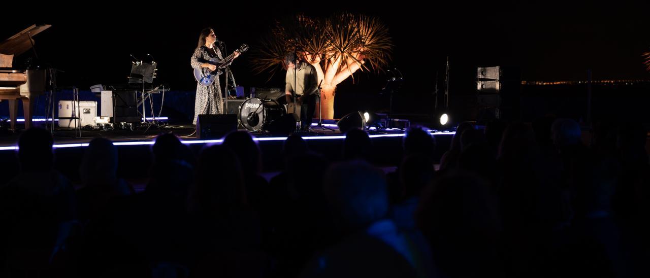 Uno de los conciertos del festival Arrecife de las músicas celebrado el pasado fin de semana en el Islote La Fermina.