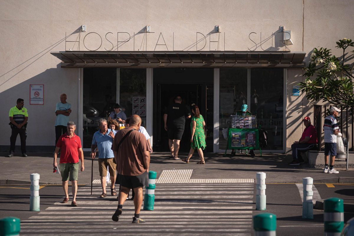 Instalaciones del Hospital del Sur, situadas en El Mojón, en el municipio tinerfeño de Arona.