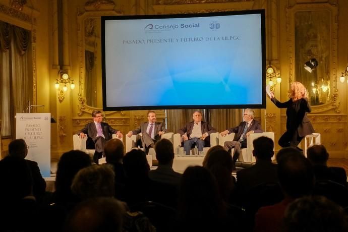 Las Palmas de Gran Canaria. Los cuatro Rectores de la ULPGC, protagonistas del coloquio ?Pasado, presente y futuro de la ULPGC?  | 22/05/2019 | Fotógrafo: José Carlos Guerra