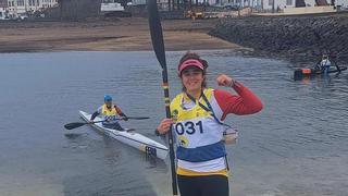 Marta Noguera, del CN Santa Eulària, se proclama campeona de Europa de kayak de mar