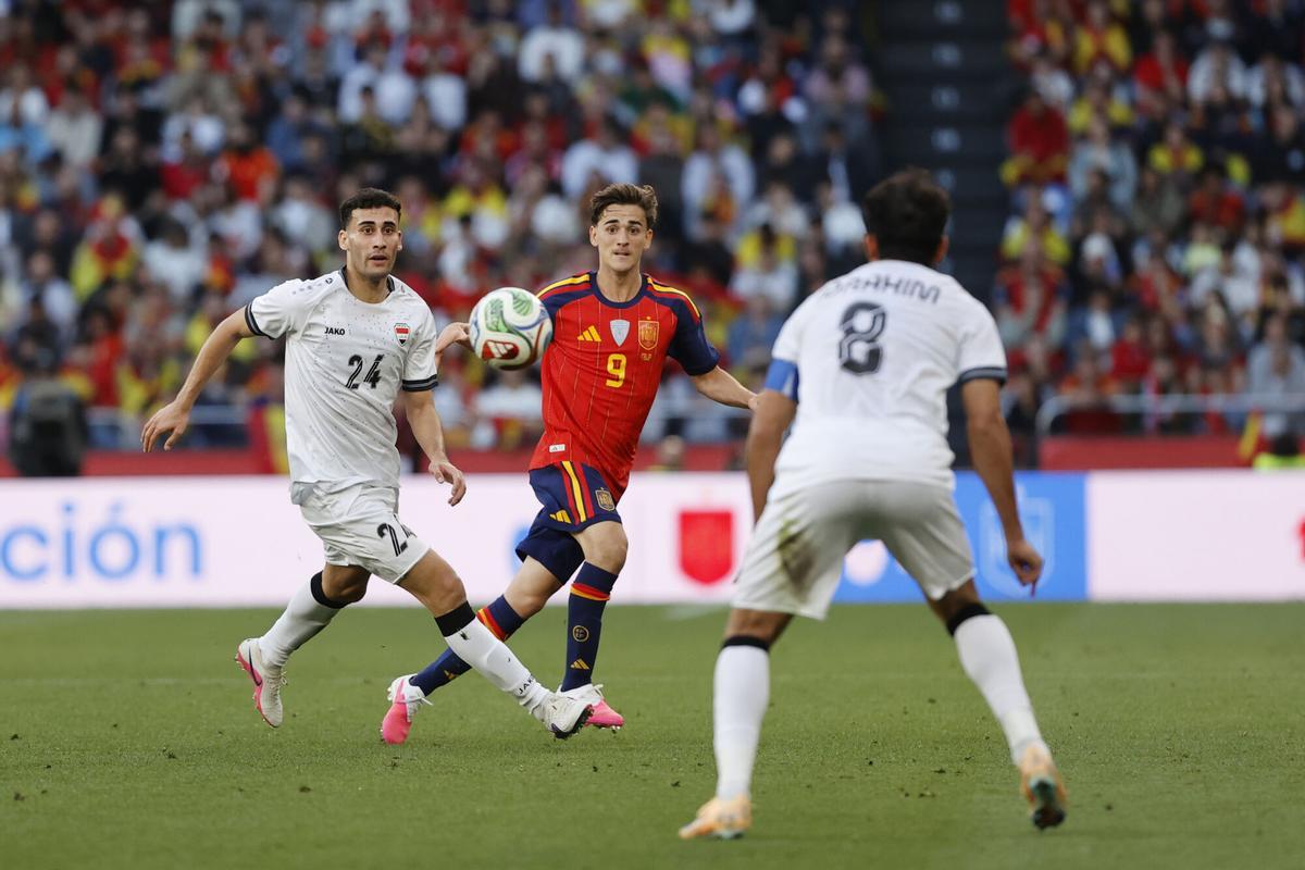Amistoso de selecciones: España - Irak, en imágenes.