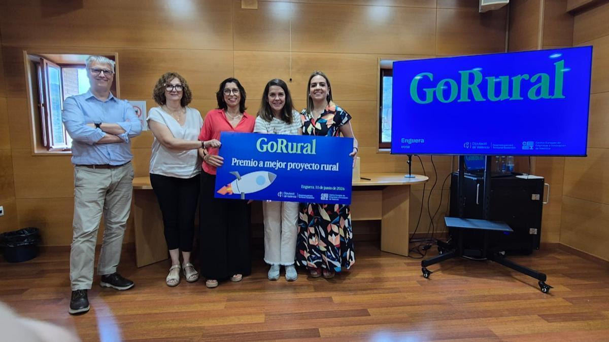 Entrega del premio Go Rural al mejor proyecto rural a Maicea.