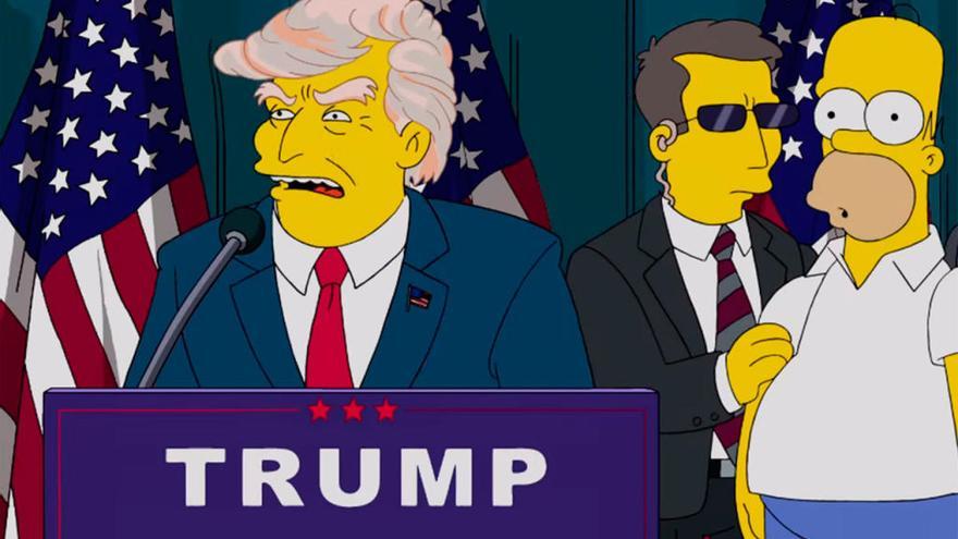 Donald Trump ganó las elecciones de EE.UU. hace 16 años en Los Simpson