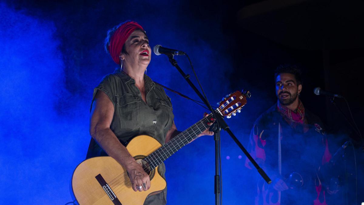 Concierto de Amparanoia en el Festival Badia de Portmany en 2022.