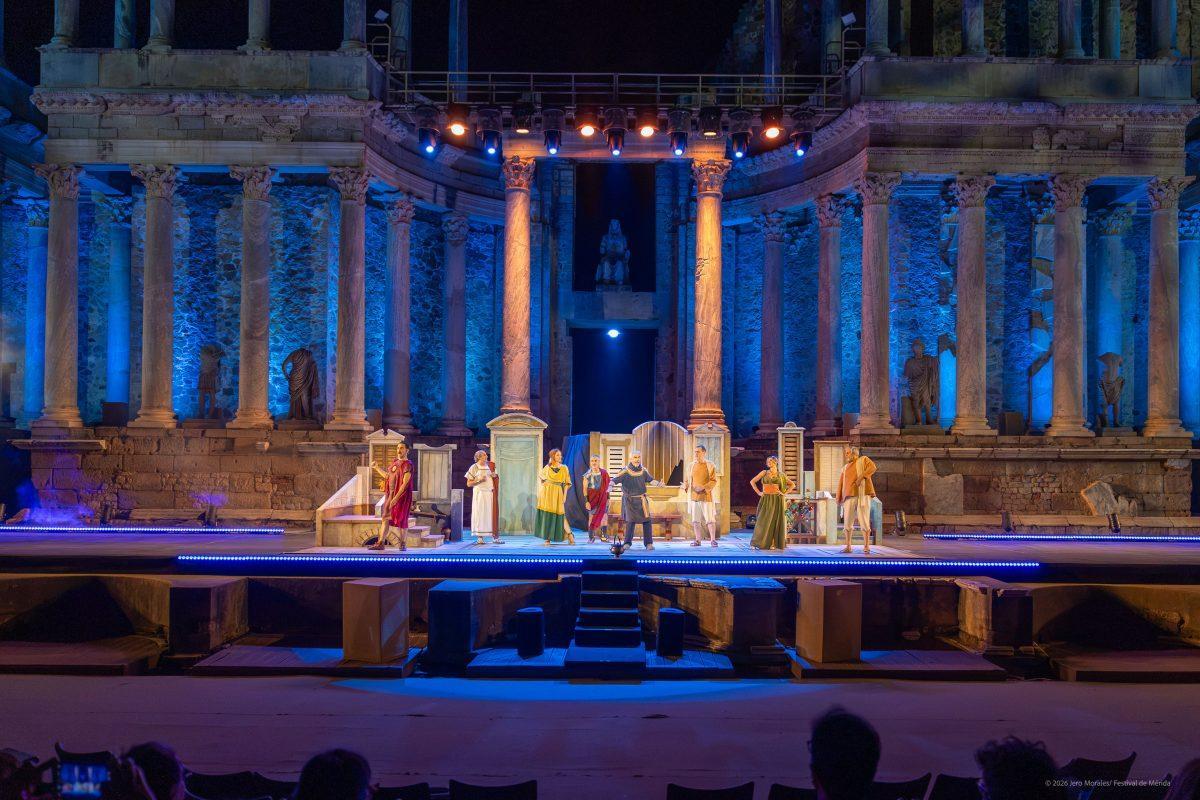 Estreno de la obra 'La comedia de la Olla' en el Festival Clásico de Mérida.