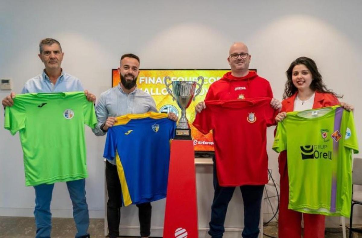 Los participantes de la Copa Mallorca de fútbol sala