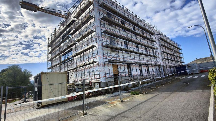 Evolución de las obras del nuevo centro de salud en los terrenos de Sisalde.