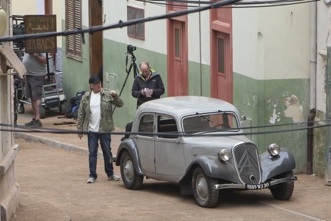 BRAD PITT Y ROBERT ZEMECKIS EN "ALLIED"