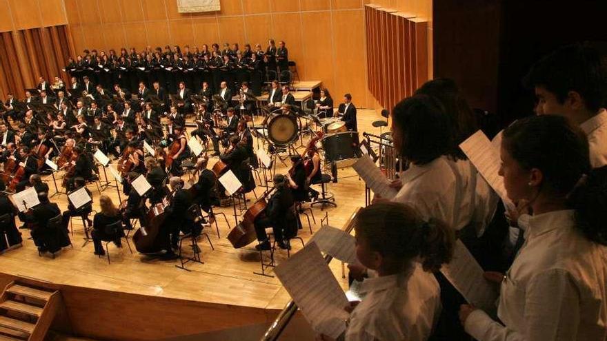 Concierto del centenario de la Sociedad Filarmónica en 2007.