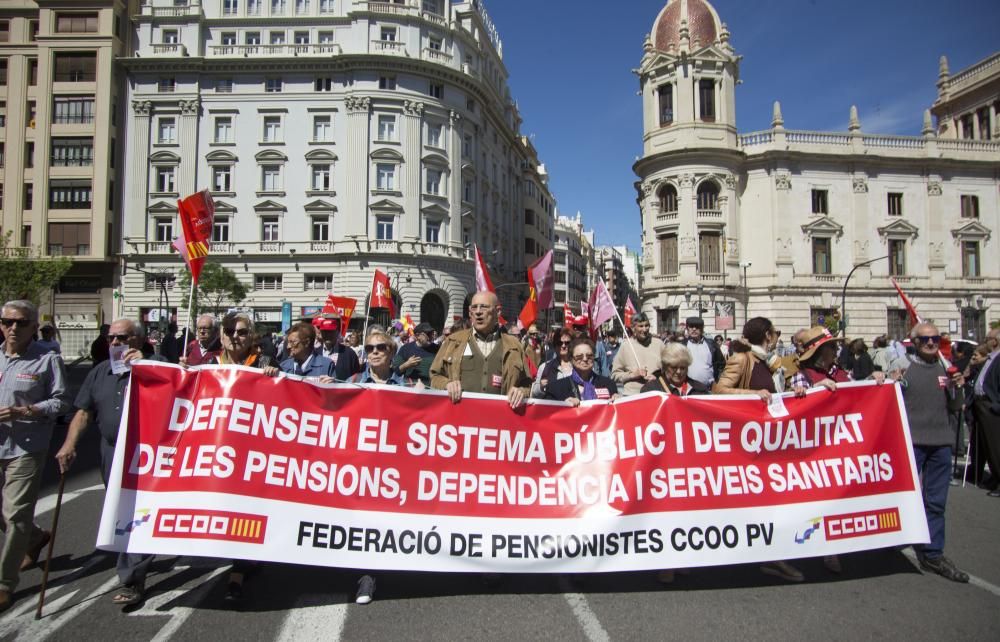 Manifestación del Día del Trabajo en València