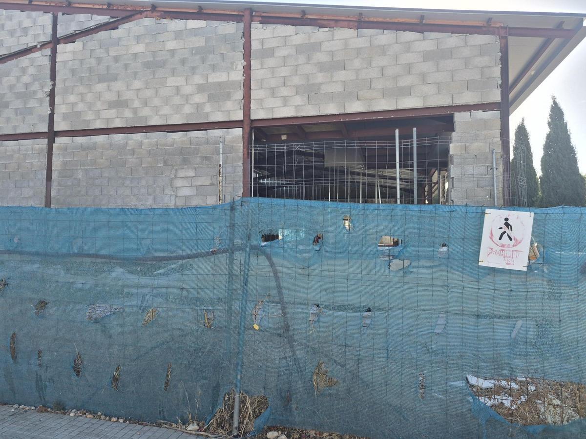 Obras en el Recinto Ferial de Marratxí.