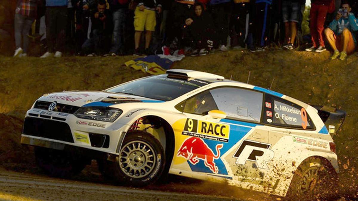 Mikkelsen, en el primer tramo, disputado en Salou