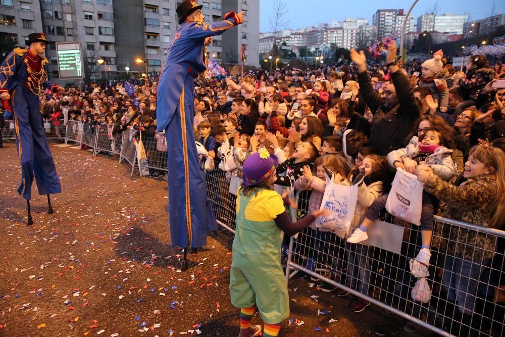 Las imágenes de la Cabalgata de Reyes de Vigo 2019