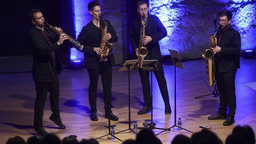 Un cuarteto pintón para abrir boca: los saxofonistas del &quot;Kebyart Ensemble&quot; abren el ciclo CIMCO