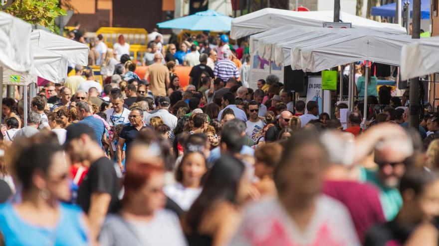 La imagen recoge una edición anterior de la Feria de Saldos de Tegueste. | | E.D.