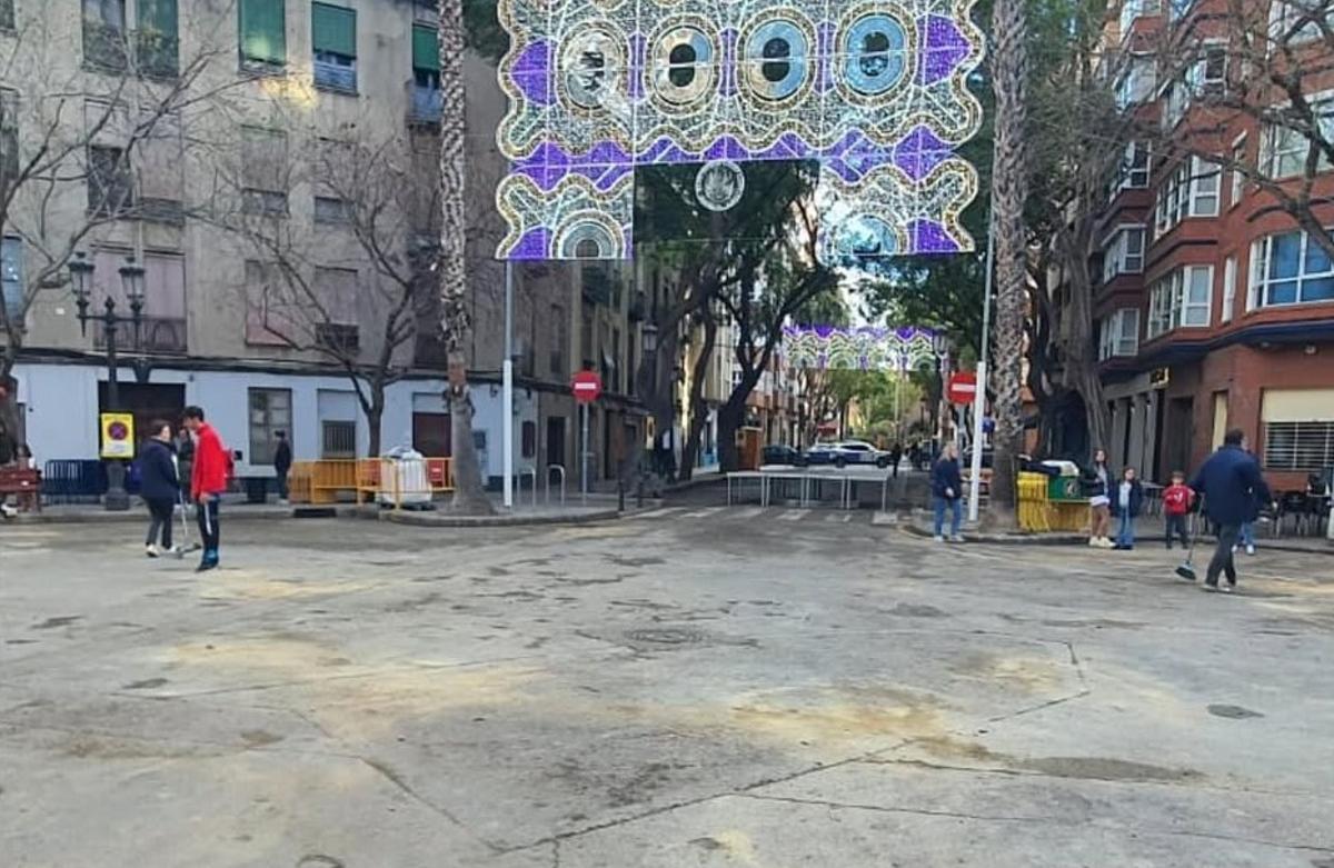 Foto de la comisión con la demarcación limpia