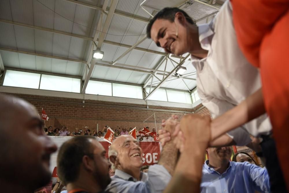 Mitin de Pedro Sánchez en Murcia