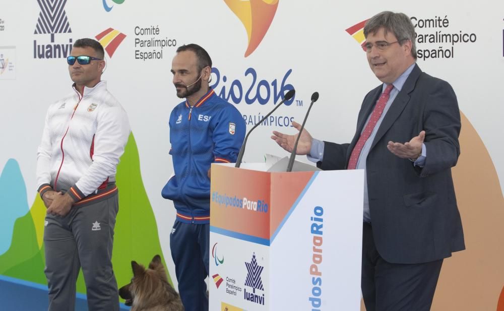 Presentación de la equipación de la selección paralímpica española