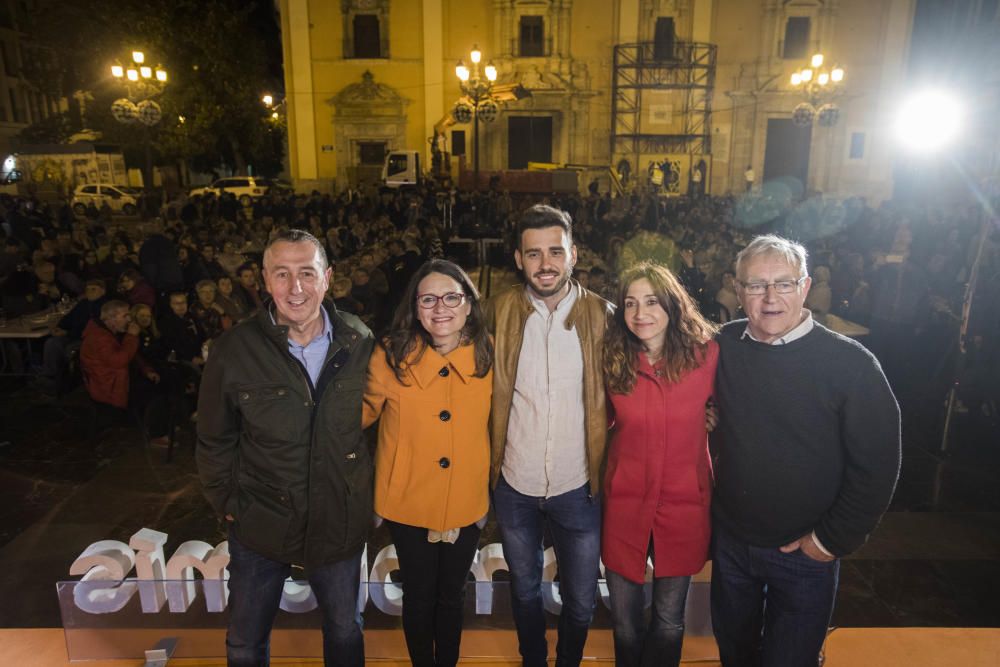 Cierre de campaña de Compromís en València
