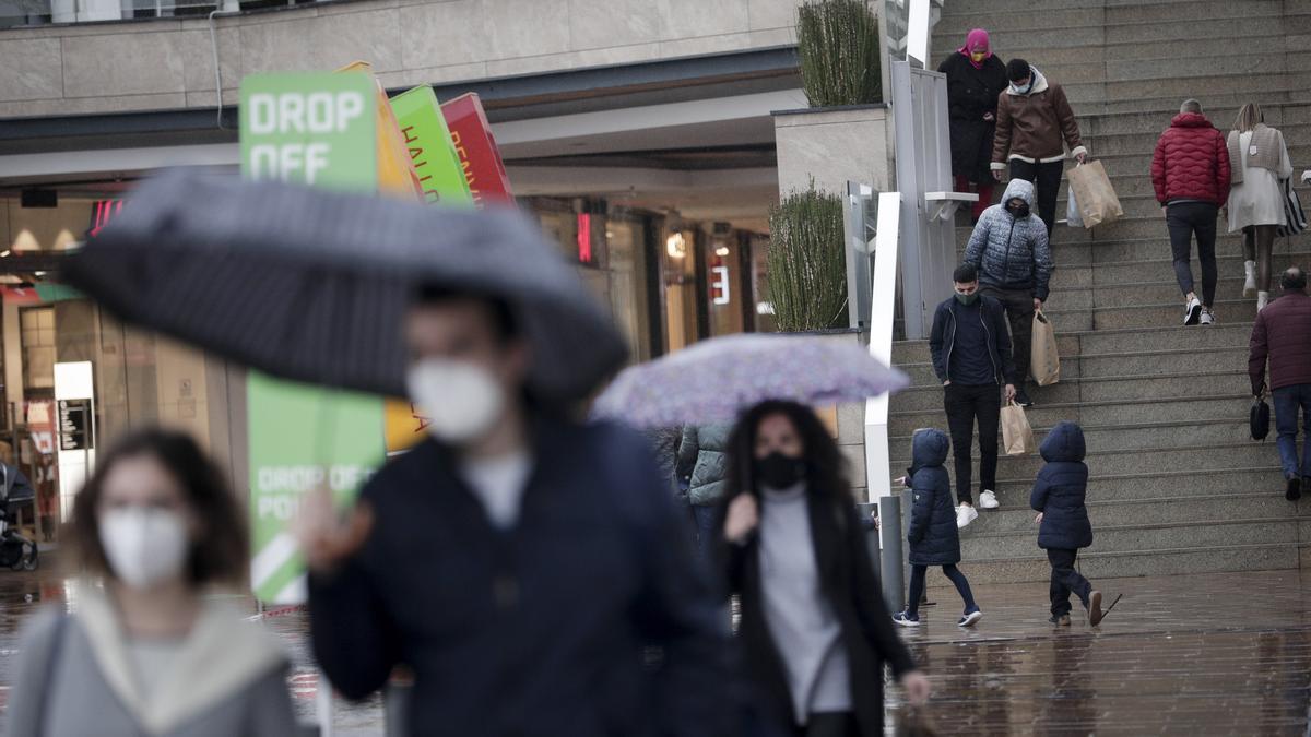 Centro comercial durante la pandemia