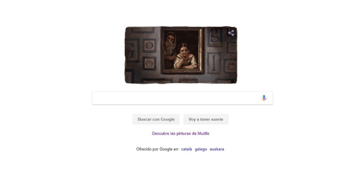 Google conmemora hoy el nacimiento de Murillo