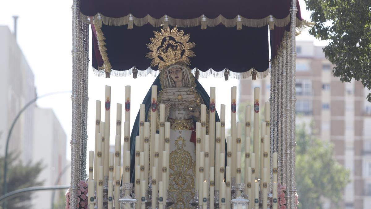 La Virgen Mediadora este Miércoles Santo.