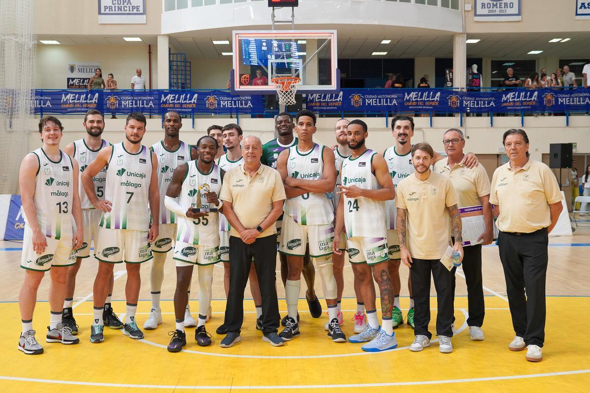 Fotos del primer partido de la pretemporada del Unicaja ante el Melilla Baloncesto