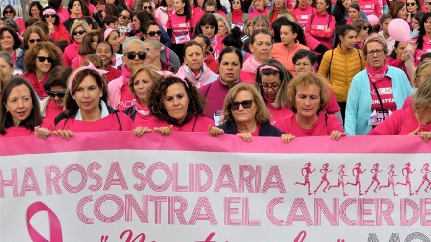 Marchas rosas en apoyo al cáncer de mama