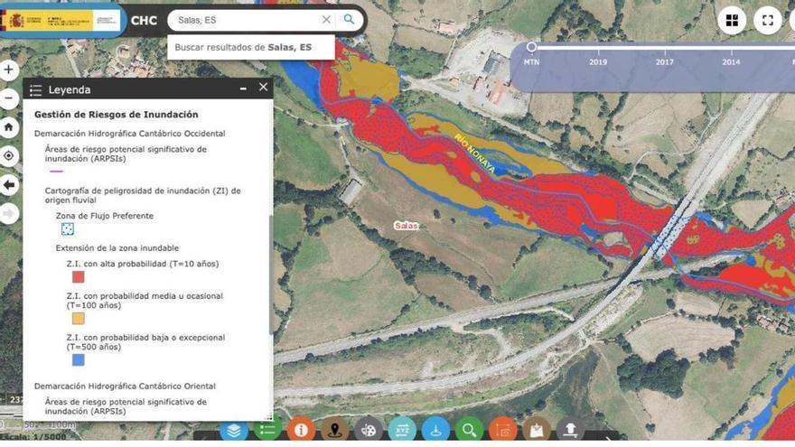 "El nuevo polígono del Nonaya, en Salas, está en zona inundable", alerta la Coordinadora Ecoloxista