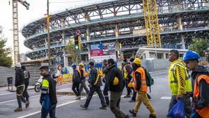 Extreme Works acomiada 20 operaris més al Camp Nou