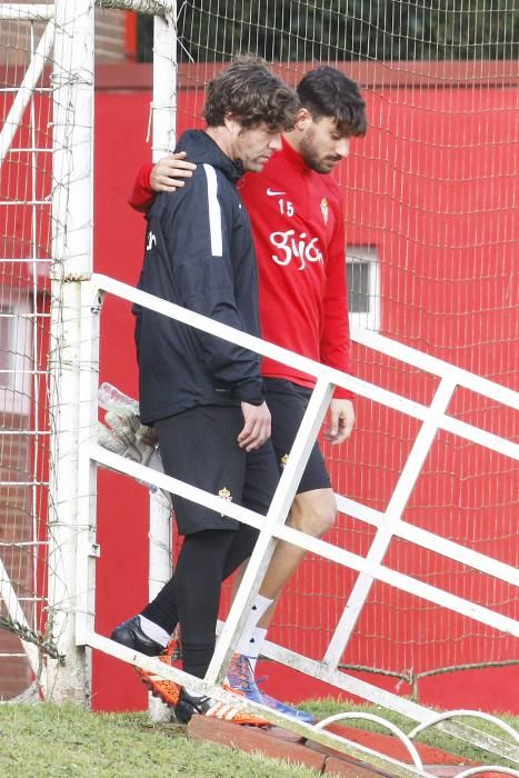 Entrenamiento del Sporting