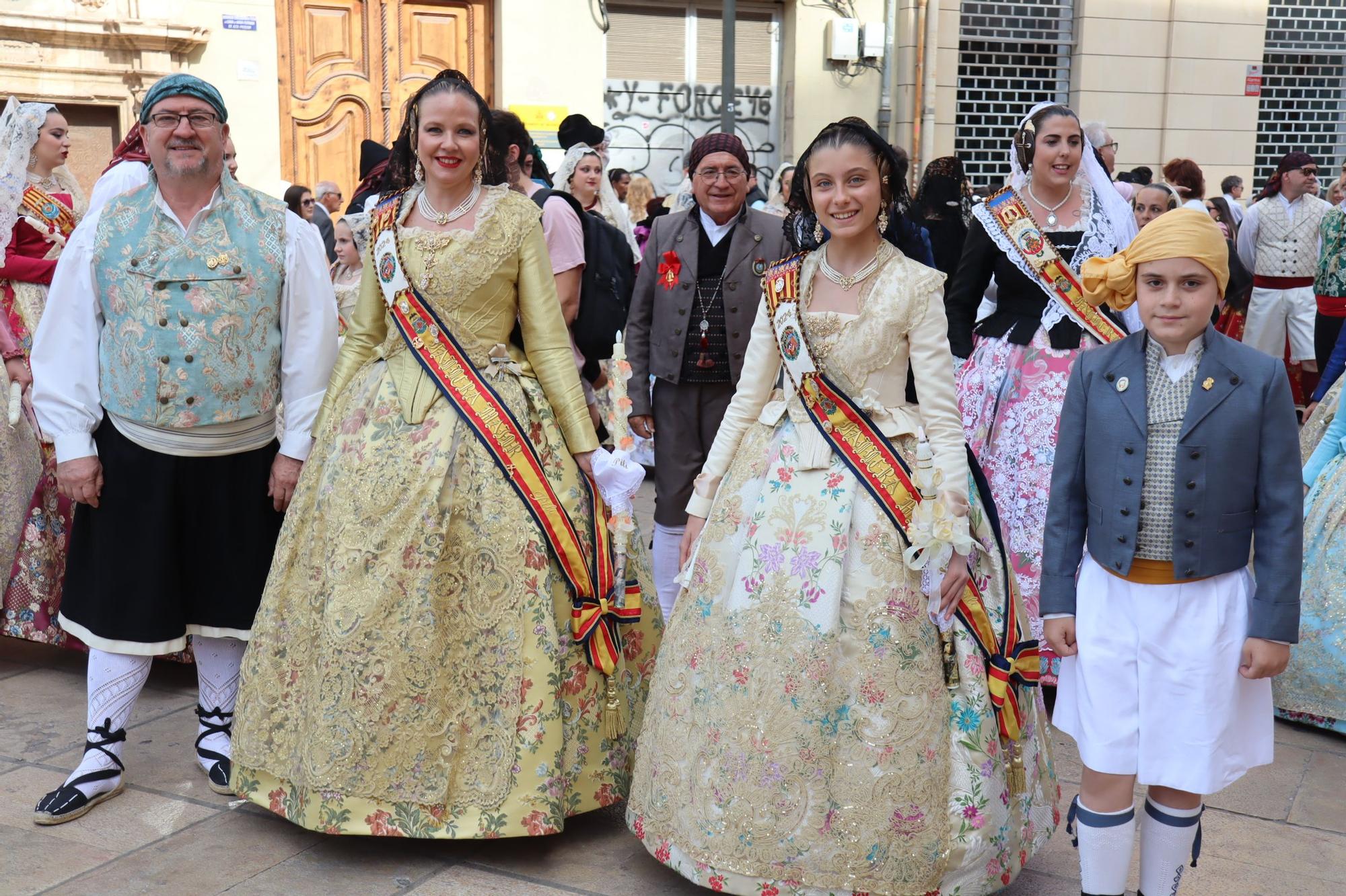 Las comisiones de falla en la Procesión de la Virgen (1/5)