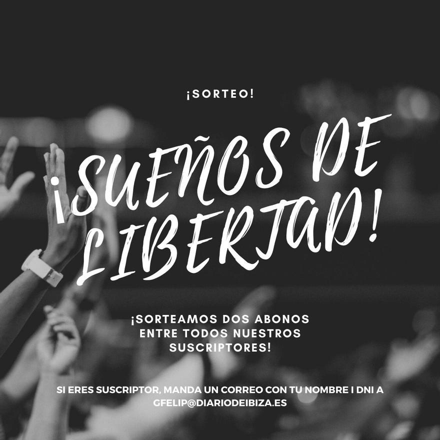 Gana dos abonos para disfrutar del Festival Sueños de Libertad en Ibiza