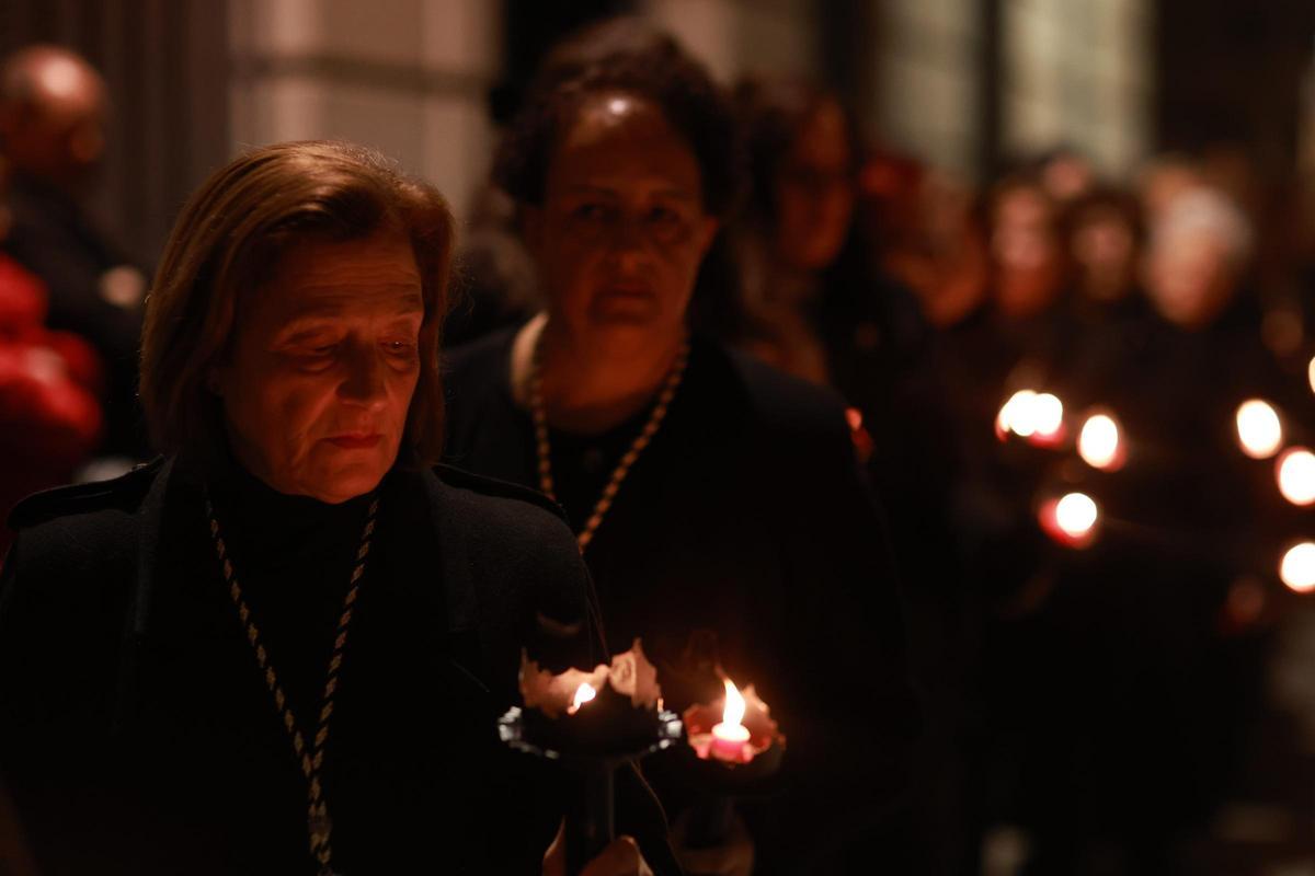 GALERÍA | Las imágenes de los momentos más emotivos de la procesión de Nuestra Madre de las Angustias este Viernes Santo en Zamora