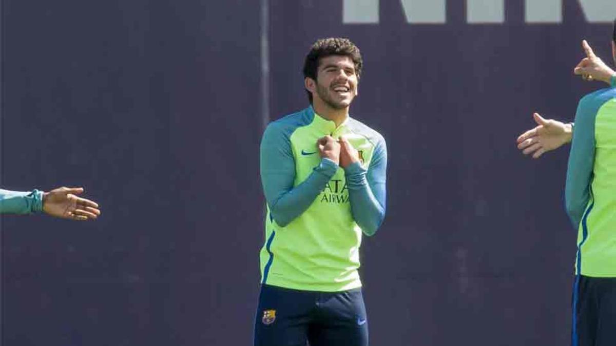 Carles Aleñá está feliz de seguir en el Barcelona