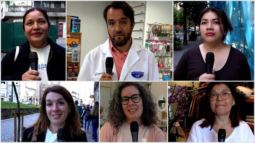 así es ir andando al trabajo en Compostela