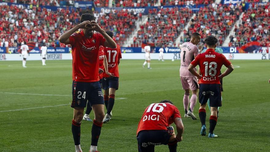 Un gol de Osasuna en el minuto 100 agrava la caída del Sevilla