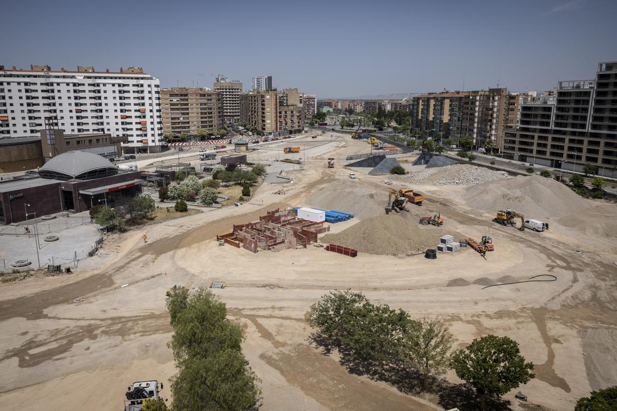Así avanzan las obras del Portillo en Zaragoza
