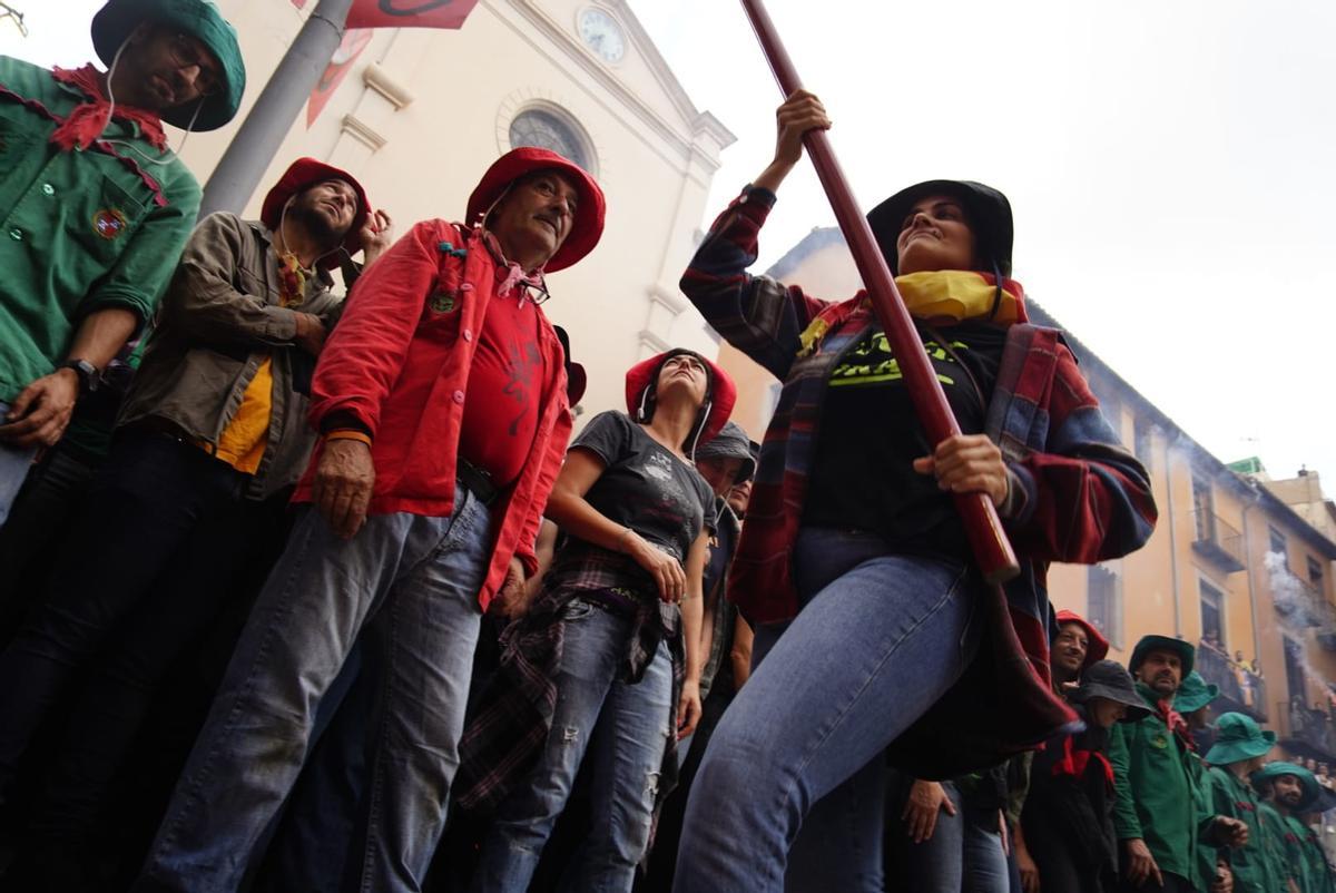 El Passacarrers de Patum d'aquest dissabte al vespre, en imatges