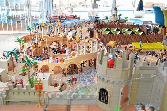 Die fantasievolle Playmobil-Krippe lässt sich in Portocolom bestaunen.