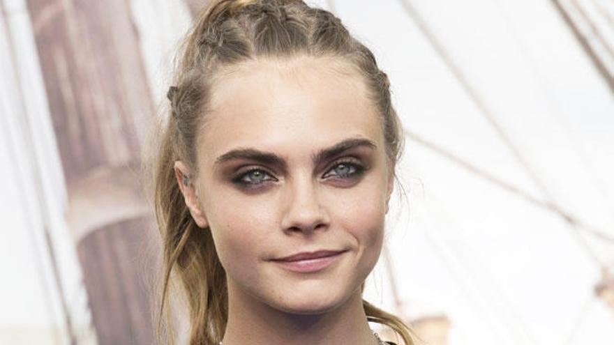 La actriz Cara Delevingne.