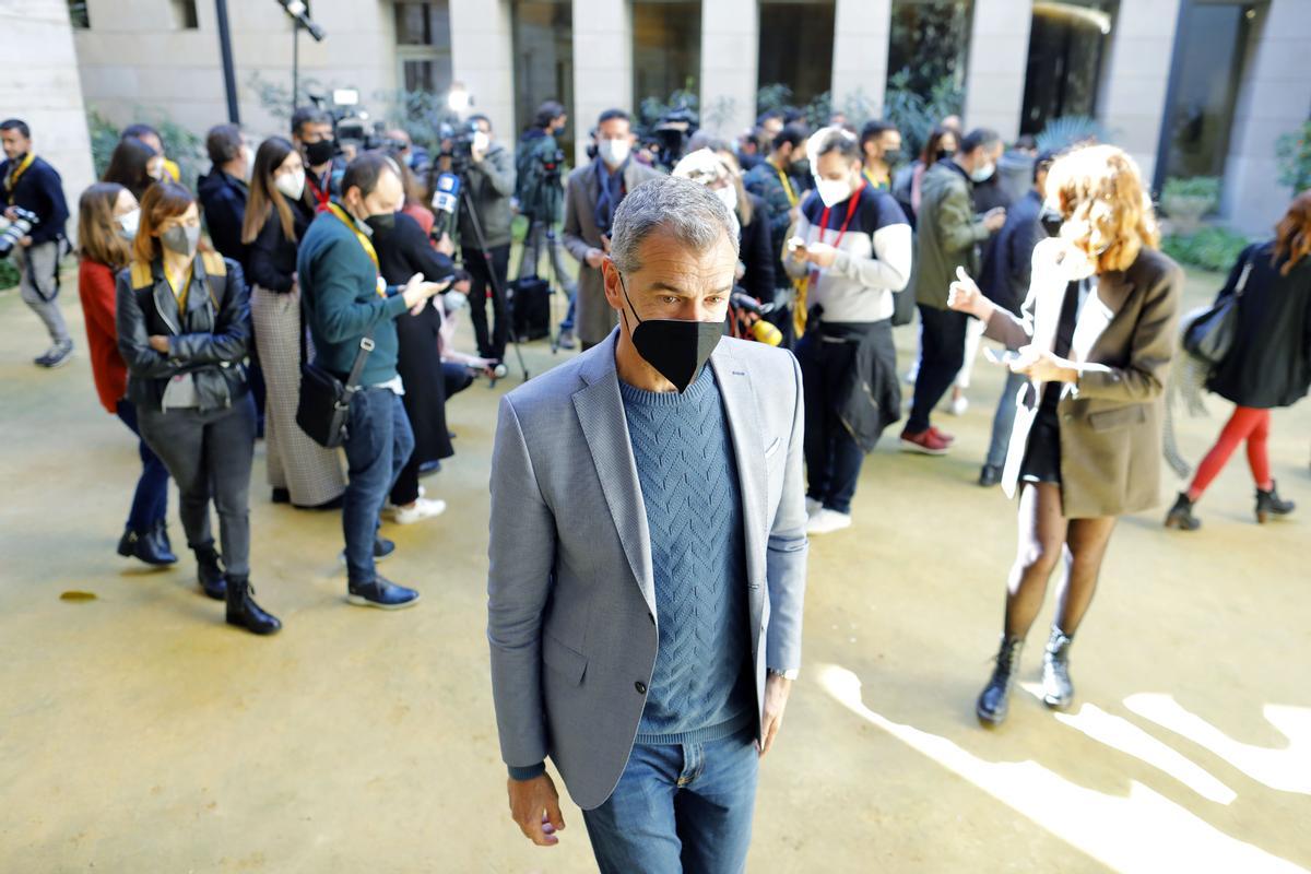 Rueda de prensa despedida de Toni Cantó.