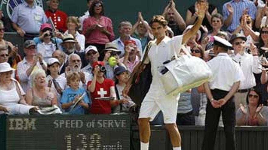 Roger Federer se despide de Wimbledon en los cuartos de final
