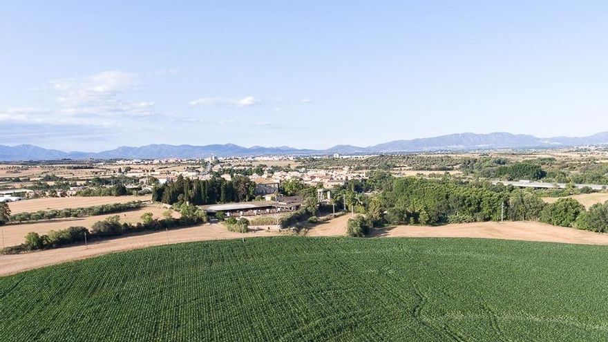 La zona per on passarà la nova infraestructura entre Vilafant i Borrassà.