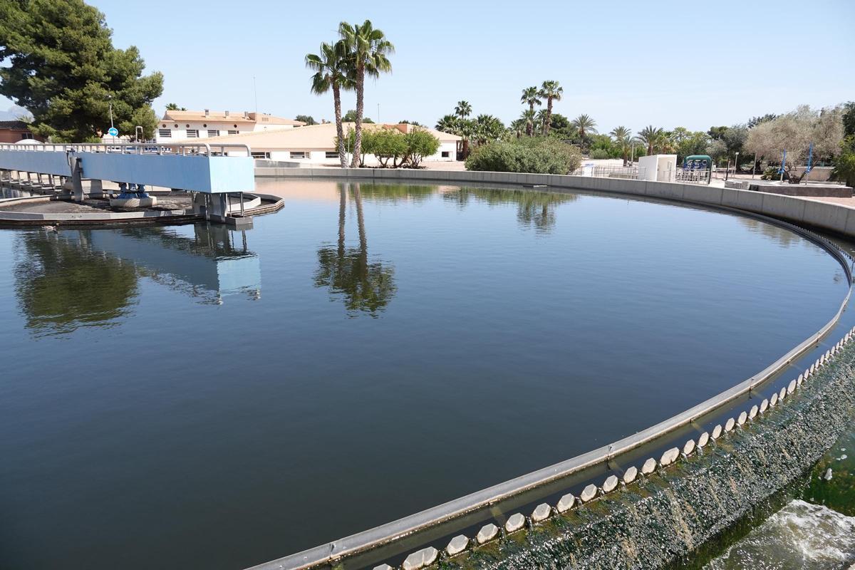 La depuradora de aguas residuales de Monte Orgegia, situada en el municipio de Alicante