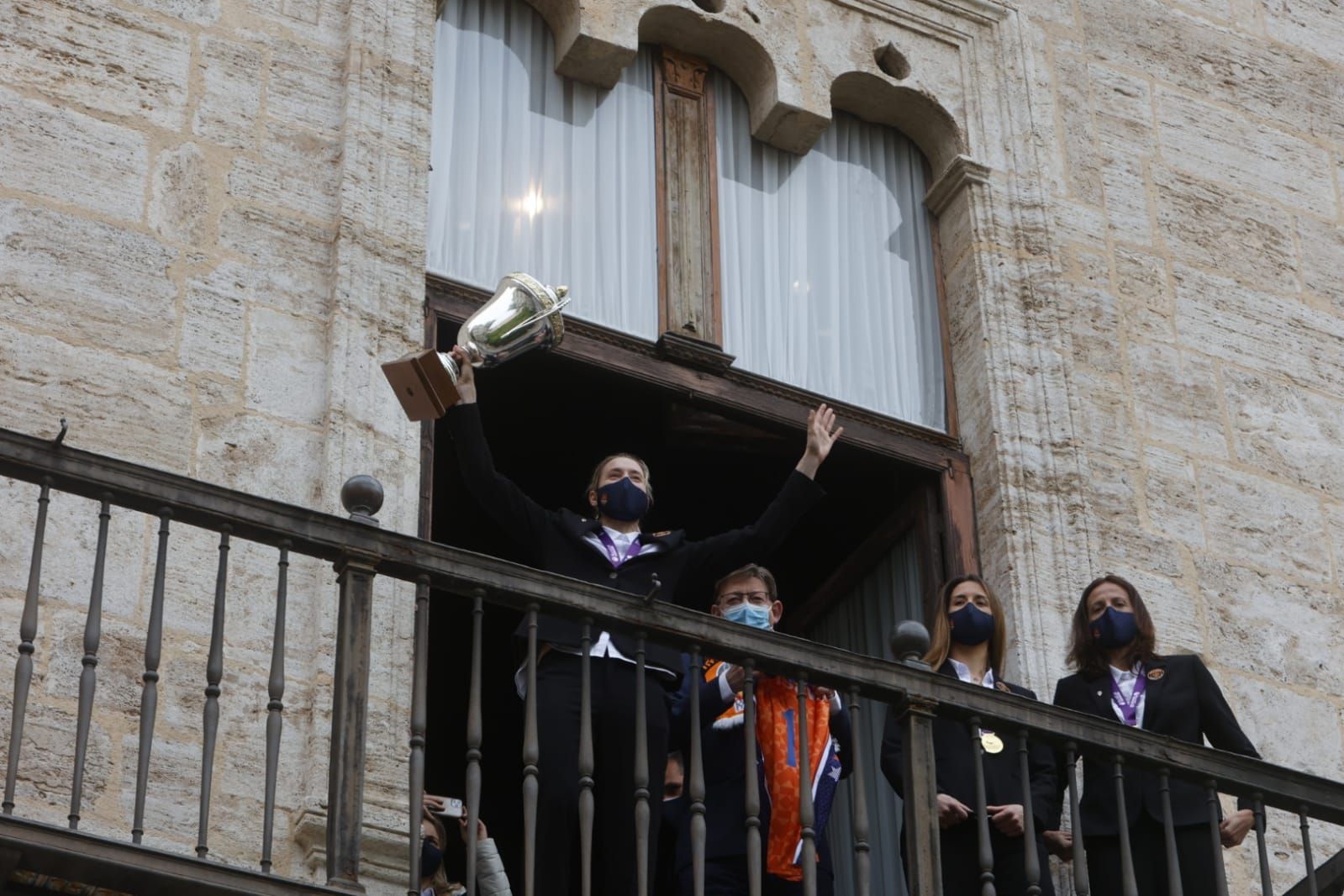 Las fotos del acto de celebración de la Eurocup Women