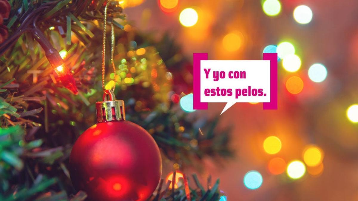 Árbol de Navidad con bocadillo